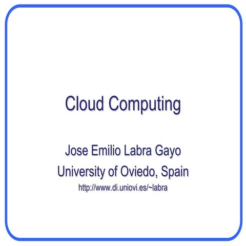 Cloud Computing y MapReduce