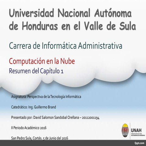 Computación en la nube resumen Capítulo 1