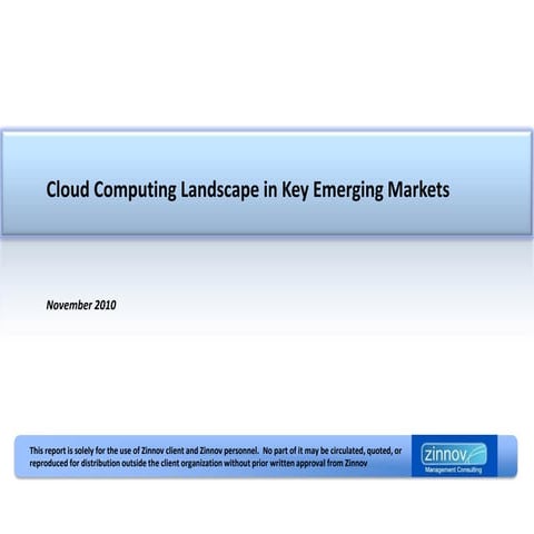 Cloud Computing Market in Key Emerging Countries | PDF
