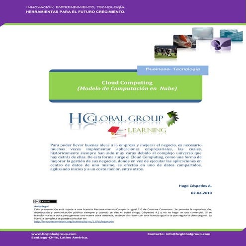 Cloud Computing (Modelo De Negocios De La Nube) | PDF