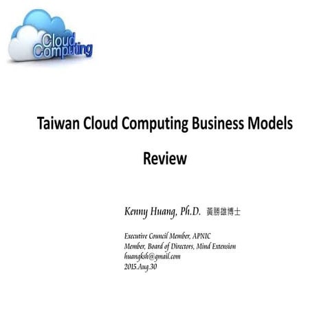 Cloud Computing Business Models Review