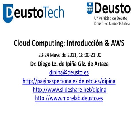 Curso Cloud Computing, Parte 1: Amazon Web Services