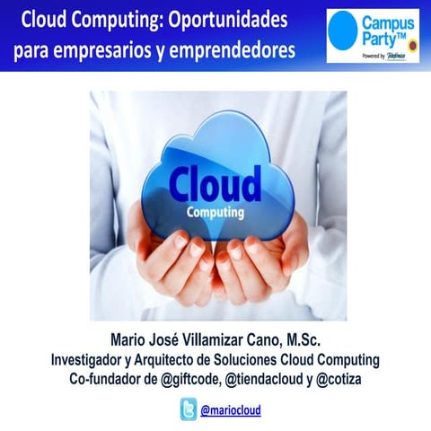Cloud computing oportunidades para empresarios y emprendedores