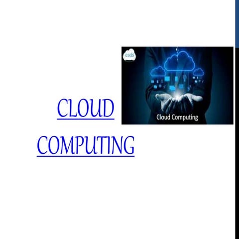 Cloud computing ppt