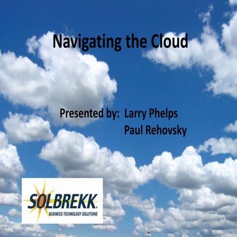 Cloud computing presentation