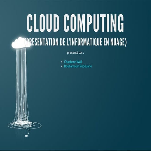 Cloud computing presentation
