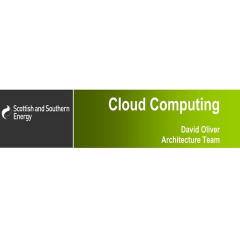 Cloud Computing Presentation V3