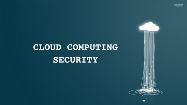 Cloud computing security 
