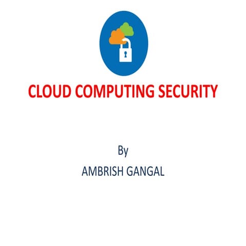 Cloud computing security