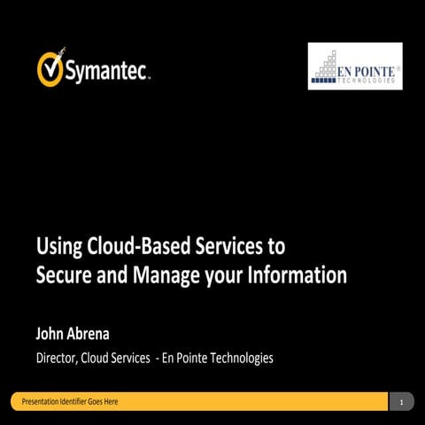 Cloud computing security    john abrena - chicago tour