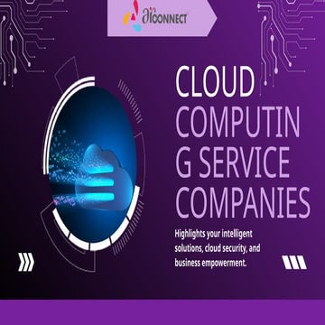 Cloud Hosting Services & Cloud IT Infrastructure Solutions | PDF