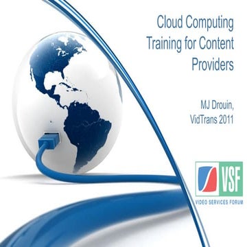 Cloud Computing Training for Content Providers