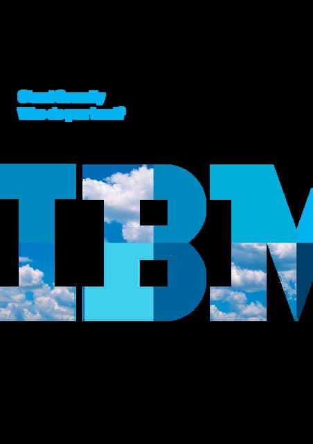 Cloud computing white paper who do you trust
