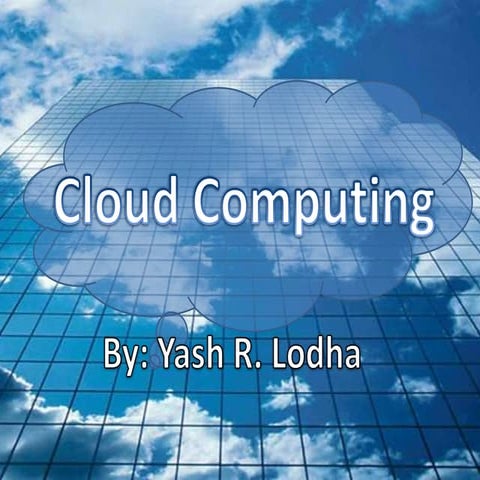 Cloud computing yash