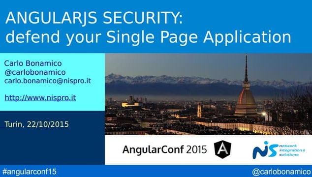 AngularJS Security: defend your Single Page Application 