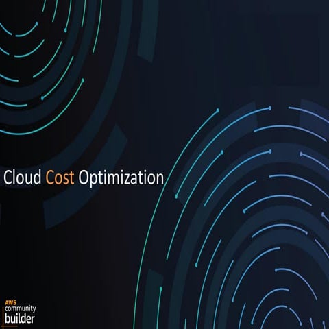 AWS Cloud cost optimization