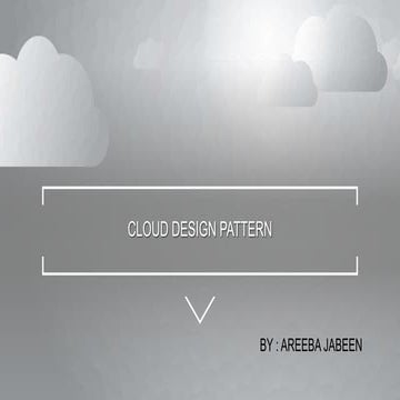 Cloud design pattern