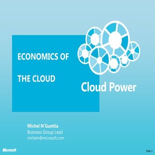 Cloud economics