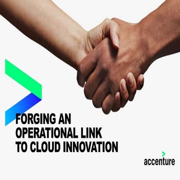 Cloud Enabling Innovation: Forging an Operational Link