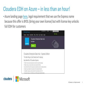 How to Run Cloudera Enterprise on Microsoft Azure