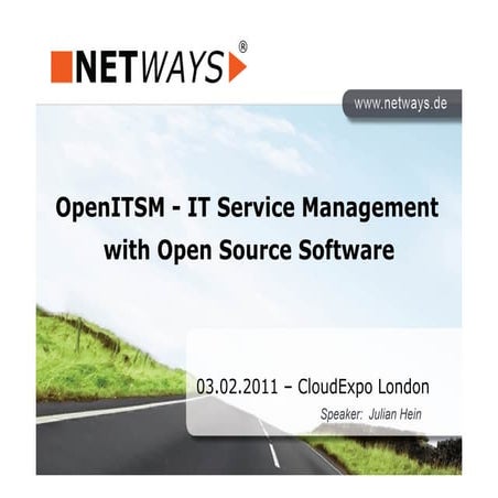 OpenITSM - IT Service Management with Open Source | PDF