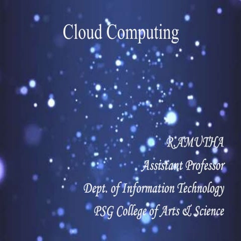 Cloud Computing | PPT