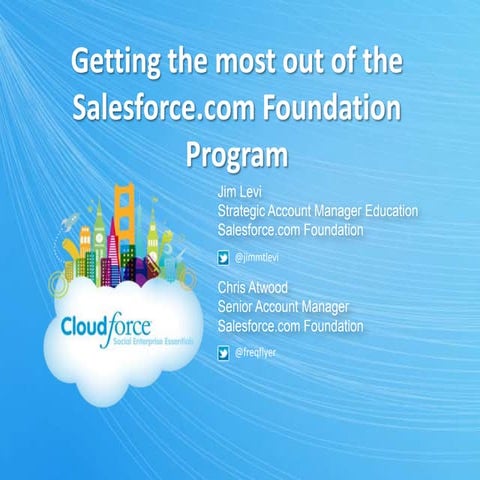 Cloudforce essentials dublin breakout session