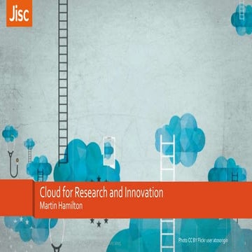Cloud for Research and Innovation - UK USA HPC workshop, Oxford, July 205