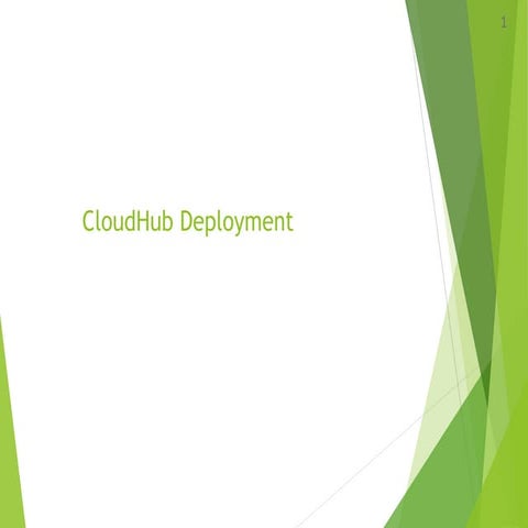 Cloudhub deployment