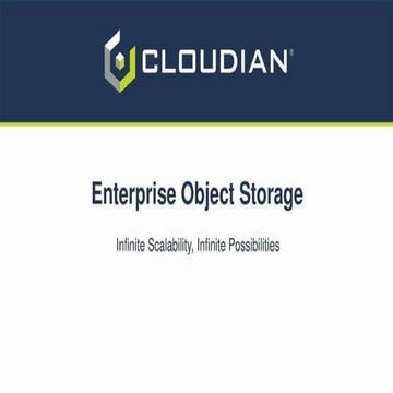 Cloudian pitch deck