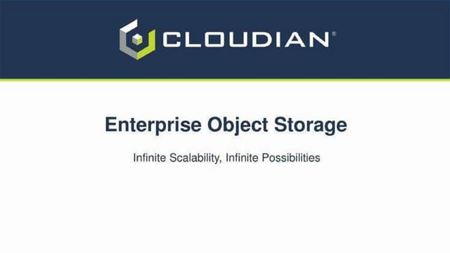 Cloudian pitch deck