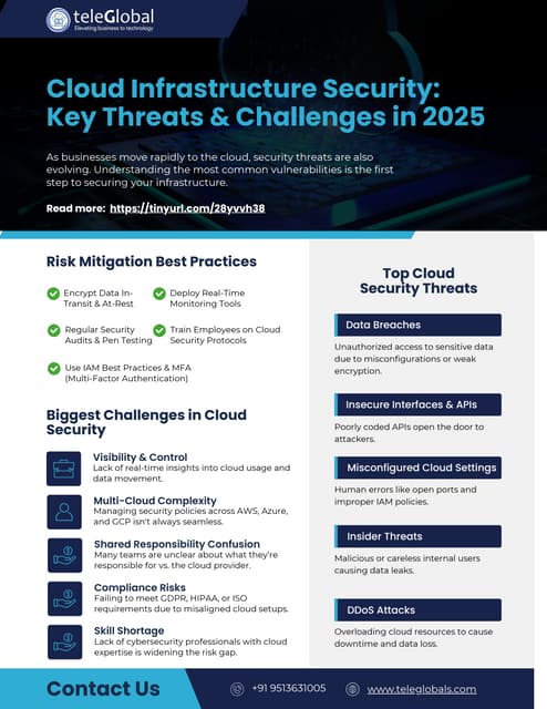 Cloud Infrastructure Security Threats and Challenges in 2025