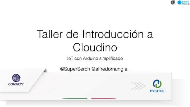 Cloudino workshopcpmx7