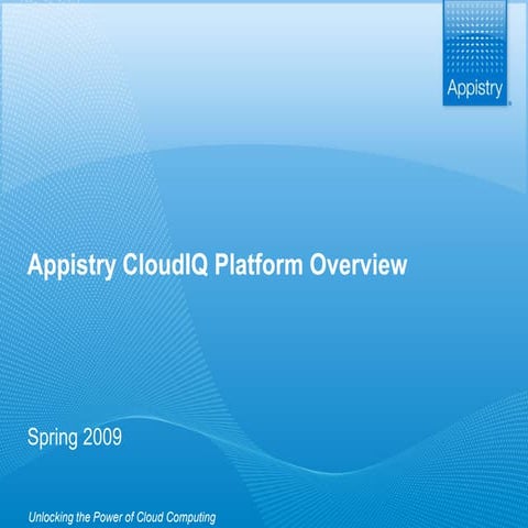 Cloud Application Platforms – Reality & Promise