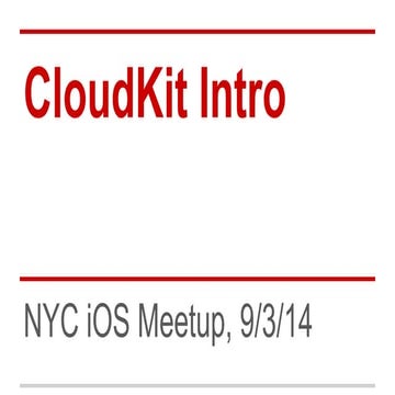 CloudKit