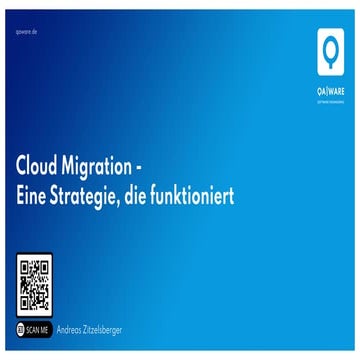 Cloud Migration – Eine Strategie die funktioniert