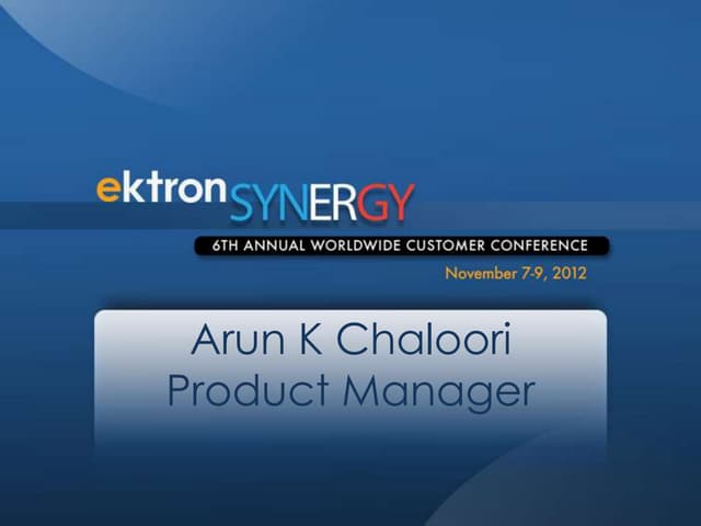 Cloud manager synergy final