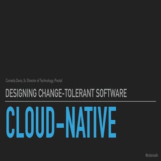 Cloud Native Architectures for Devops