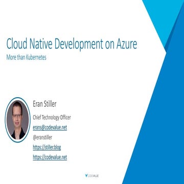 Cloud Native Development on Azure