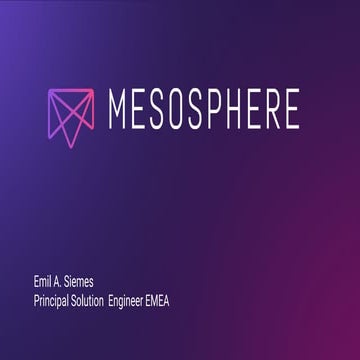 Building ML Pipelines with DCOS