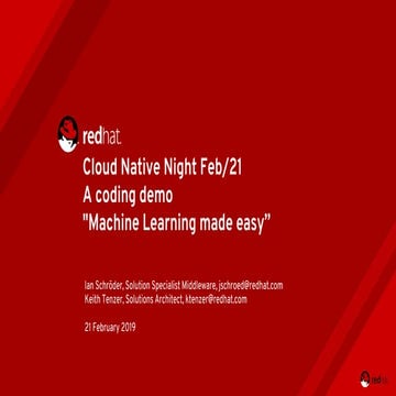 Machine Learning made easy