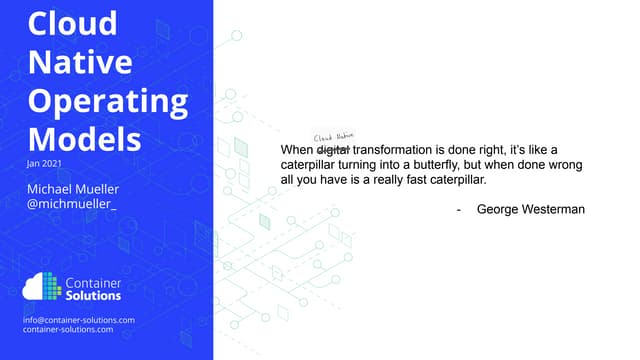 Cloud Native Operations