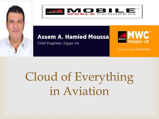 Cloud of everything /COE in Aviation 