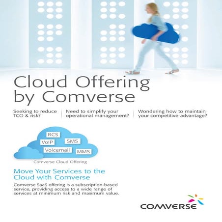 Cloud offering by Comverse