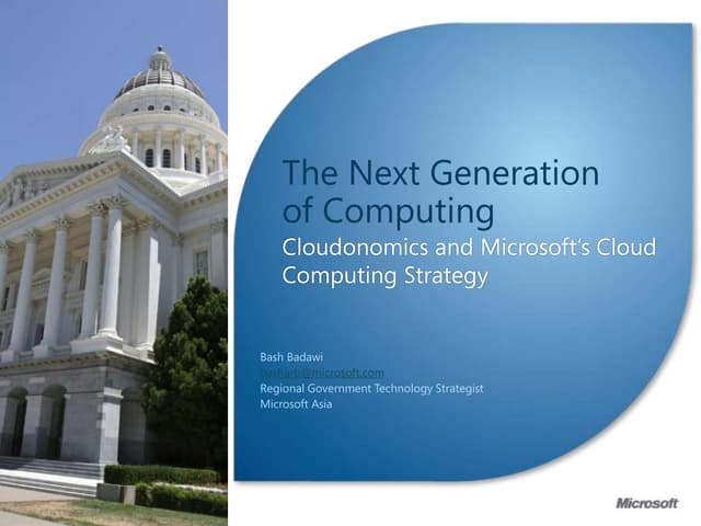 Cloudonomics IP Monetization Conf - Malaysia