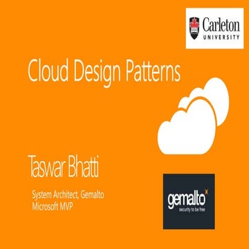 Cloud patterns at Carleton University