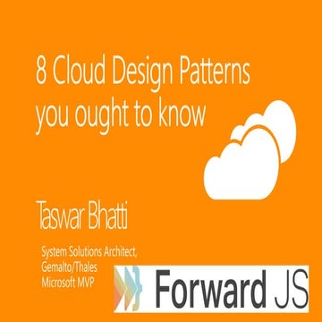 Cloud patterns forwardjs April Ottawa 2019