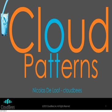 Cloud patterns - softshake 2013