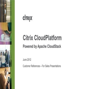 Cloud platform customer references
