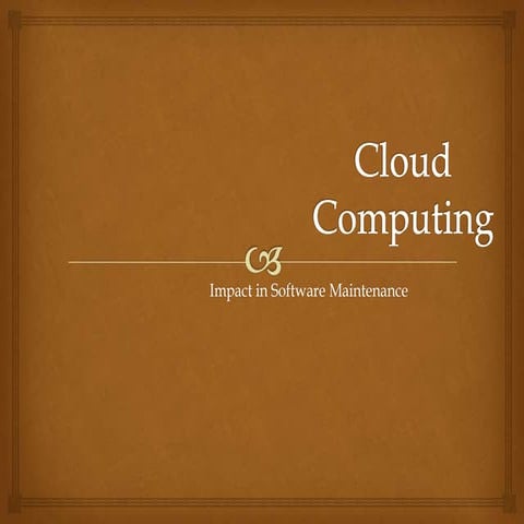 Cloud presentation